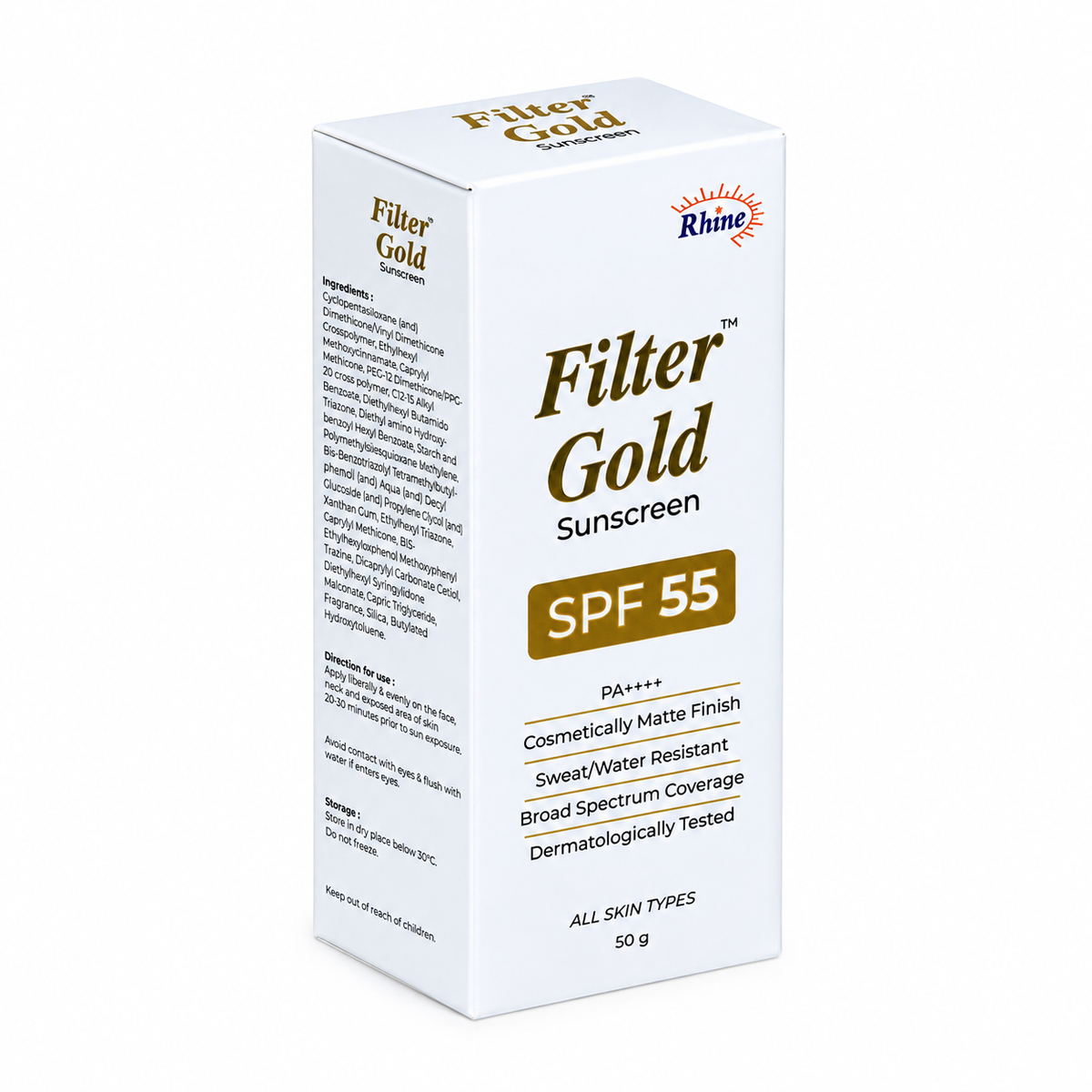 FILTER GOLD (Sunscreen Cream)